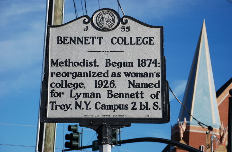 Bennett College Historical Marker