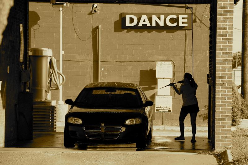 Dancing the Car Clean at Rainbow Car Wash
