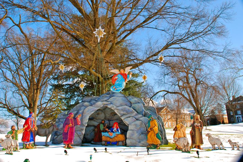 Nativity Scene @ Greensboro College