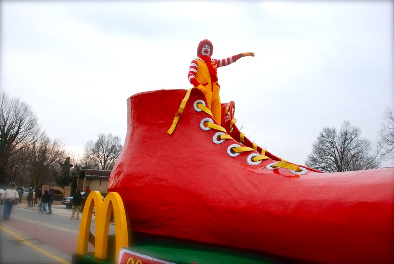 Ronald McDonald Points the Way