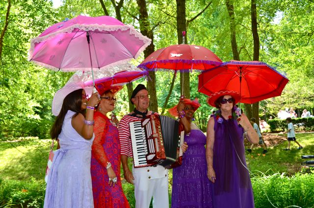 Red Hat Ladies & Accordion Man