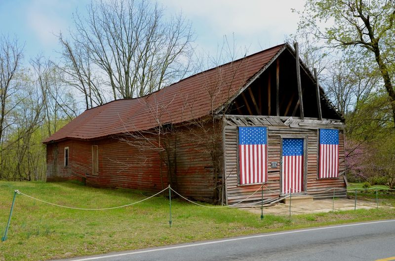 Paraskevidekatriaphobia and the Patriotic Barn