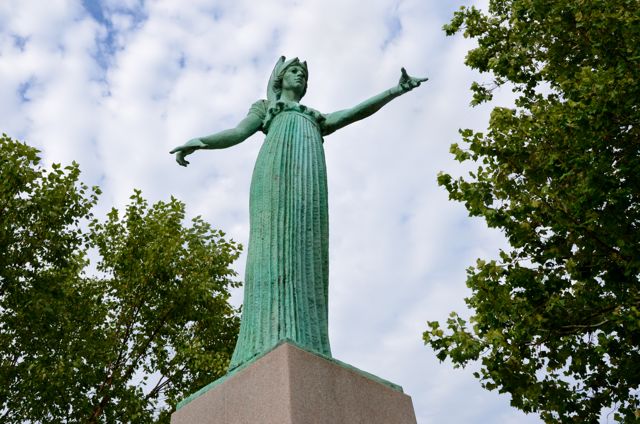 Minerva Statue at UNCG