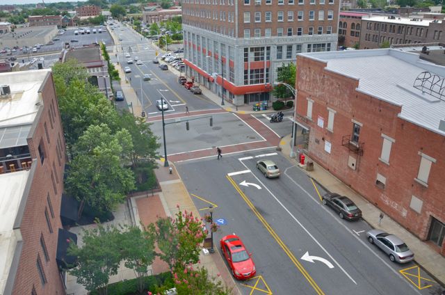Corner of Elm & Washington