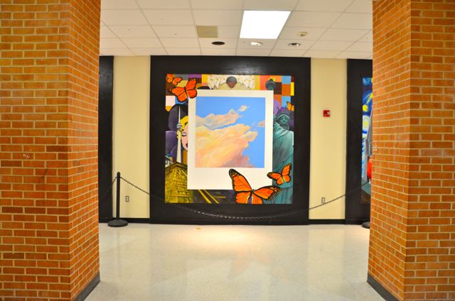 Western High School Art… Polaroid Mural