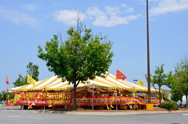 Fireworks on the Eve of July 4th