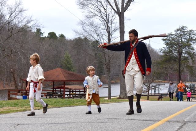 Reenactment Children at Battle of Guilford Courthouse