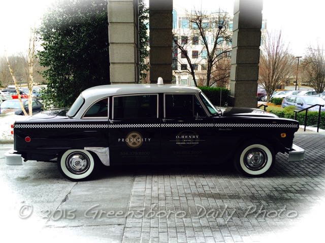 Checker Cab at the O. Henry Hotel