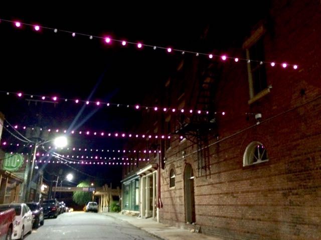 Lights on Lewis Street