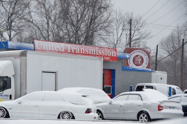 United Transmission at Benjamin Parkway and Battleground