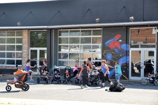Stroller Barre at Pig Pounder Brewery