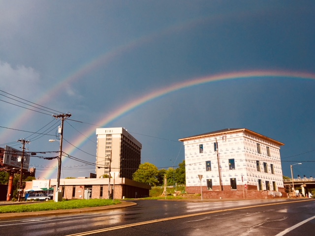Double Rainbow over Greensboro