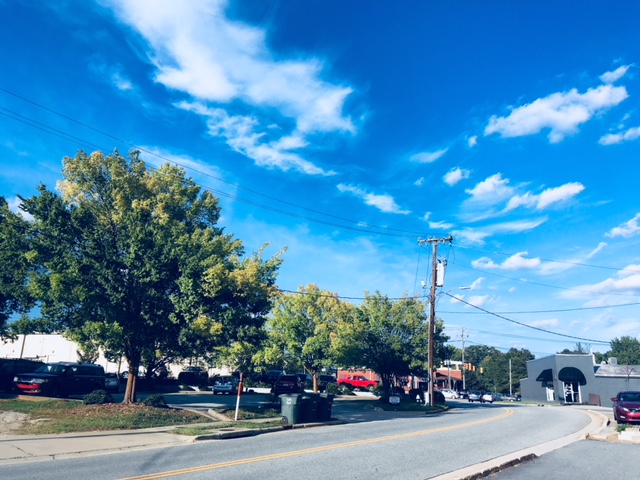 Blue Sky Over Mill Street