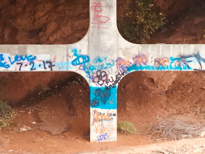 Graffiti Under Wendover