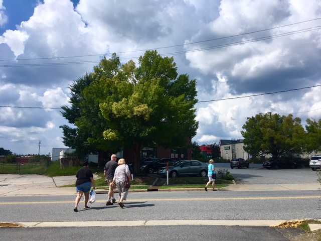 Walking Along Mill Street