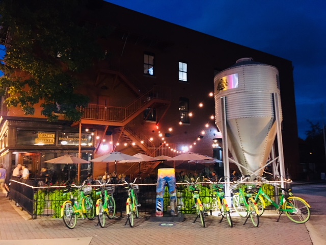 Twilight at Hamburger Square