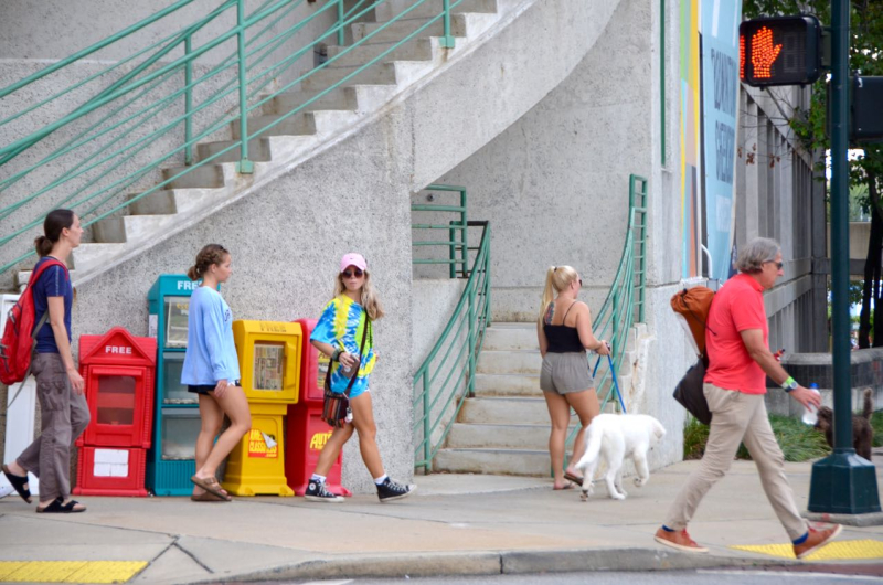 North Elm Street Scene