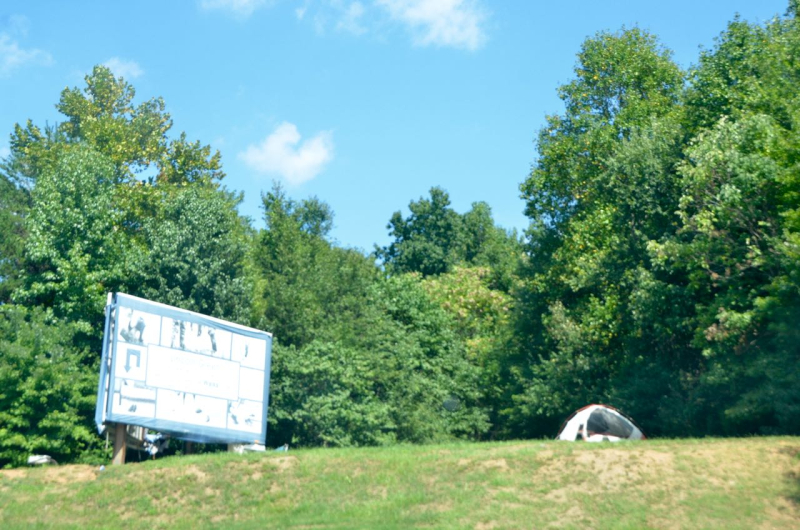A Very Curious Camp Along Battleground Avenue