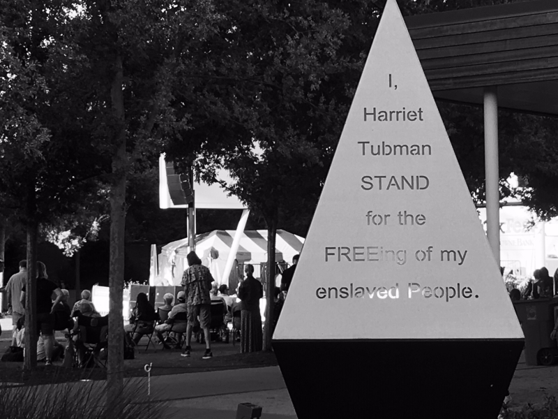Hinnant’s Sculpture to Harriet Tubman in LeBauer Park