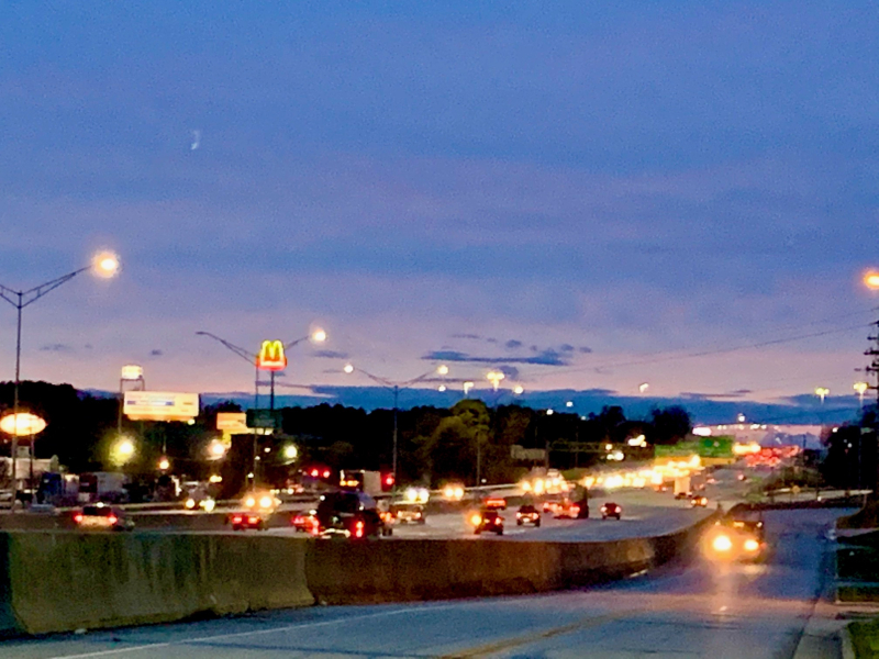 Sunset  Over I-40