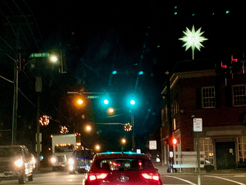 Moravian Star on Main in Kernersville