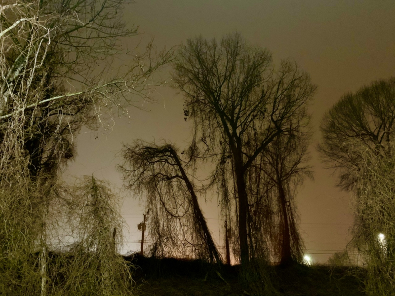 North Battleground at Night