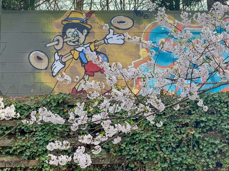 Mural at Bruegger’s on Battleground