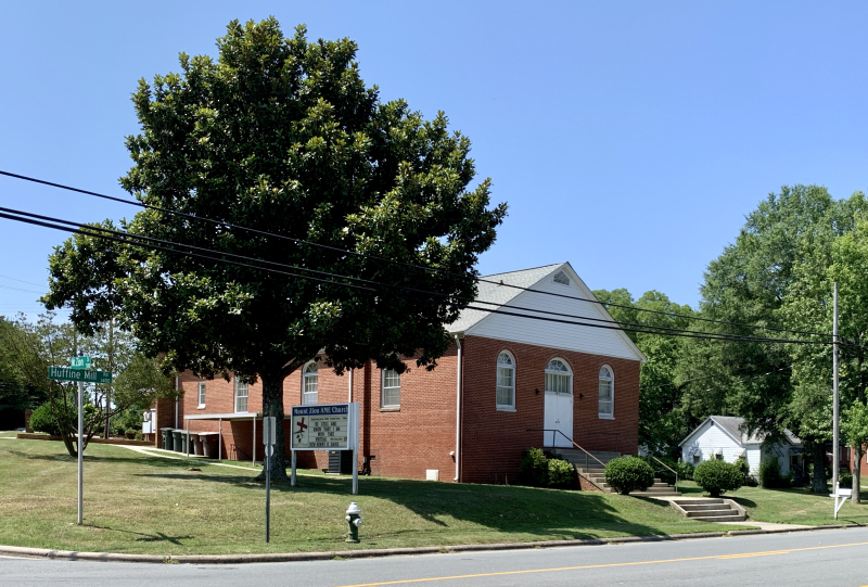 Mt. Zion AME Church on Huffine Mill Road