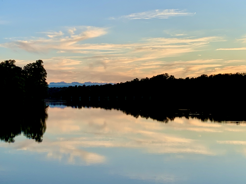 Sunset On Lake Higgins