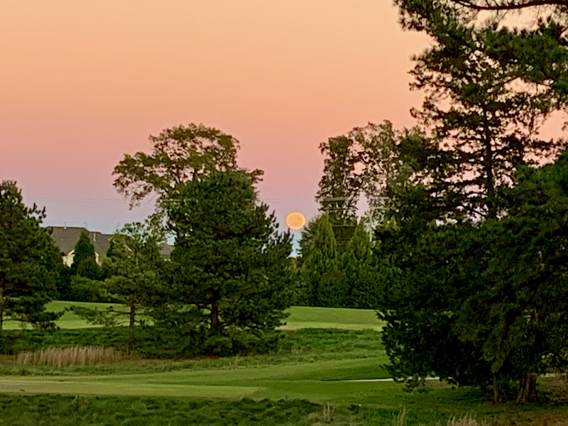 Moonrise Over Horse Pen Creek