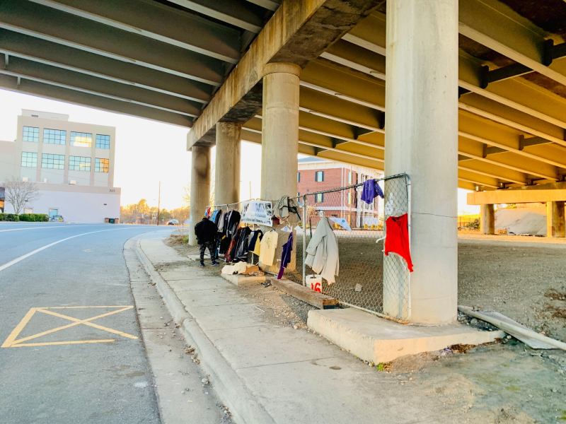 “Project Warmth” Clothing Available Under the Eugene Street Bridge