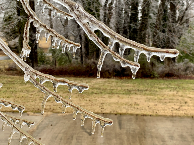 Ice All Around Us on a Valentine’s Day Sunday