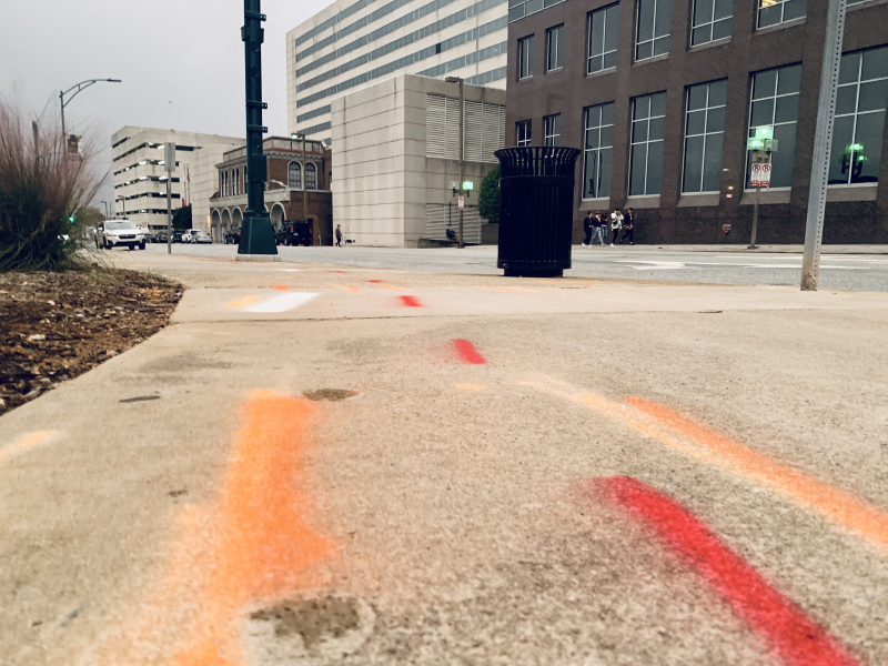 Walking Downtown on Greene Street