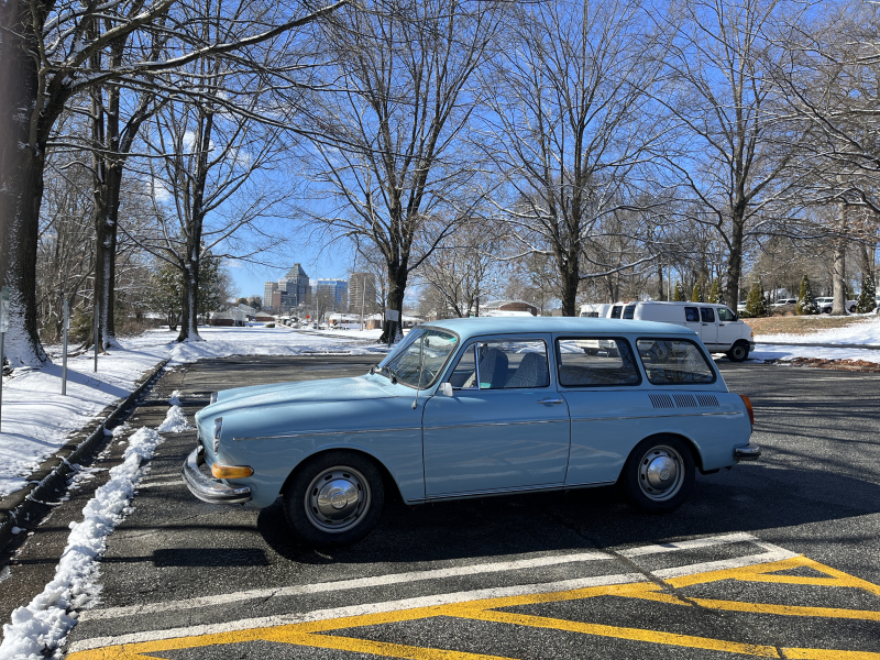 Vintage VW at Greensboro Farmers Curb Market