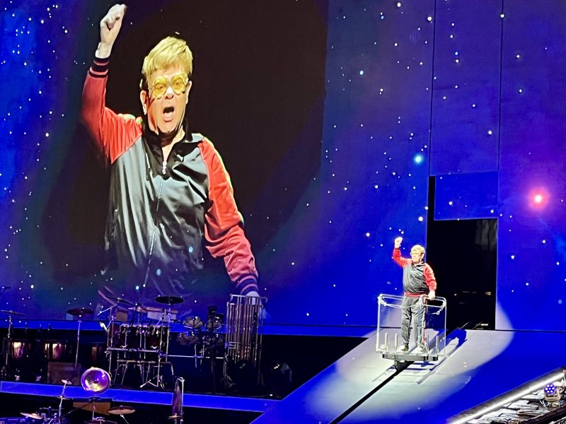 Elton John Performs His Farewell Tour in Greensboro