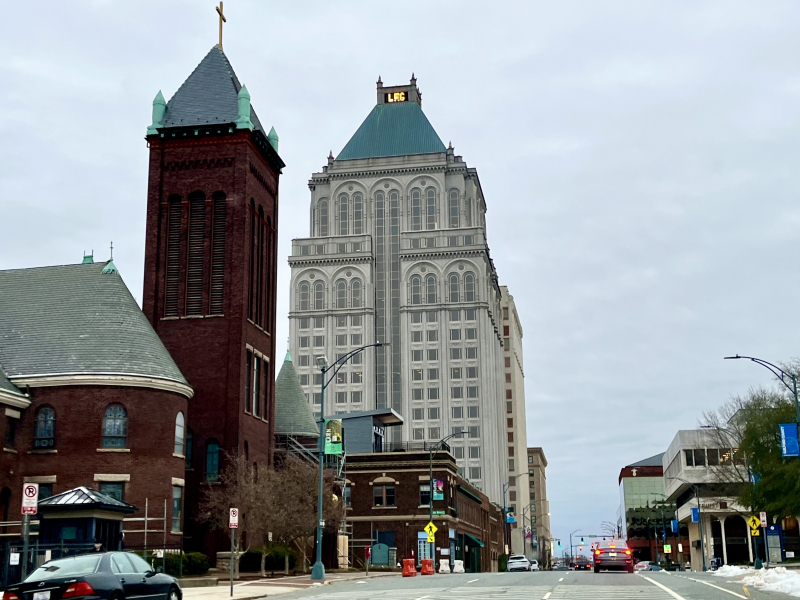 West Market UMC and the Lincoln Financial Group Building