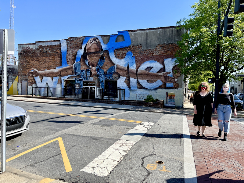 Street Scene on South Elm Street