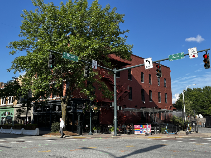 Downtown Greensboro on Hamburger Square