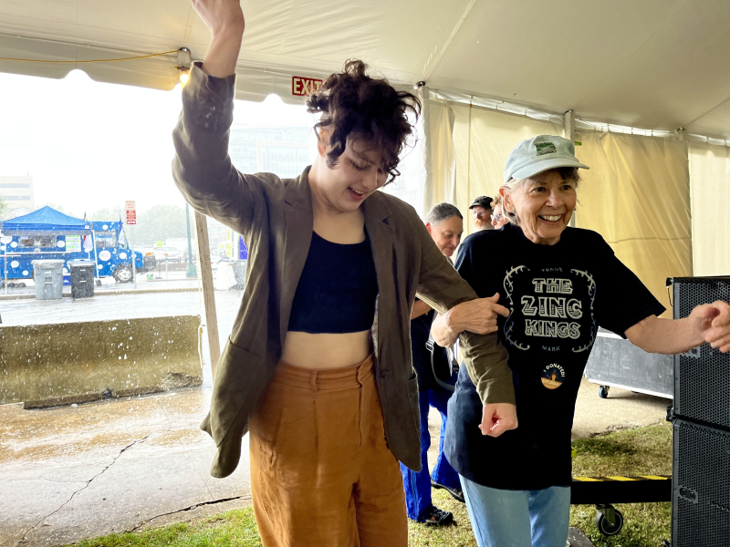 Great Folk Enjoying Great Music at the NC Folk Festival