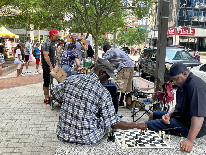 Chess in Center City Park