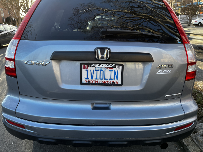 Vanity Tag: 1VIOLIN