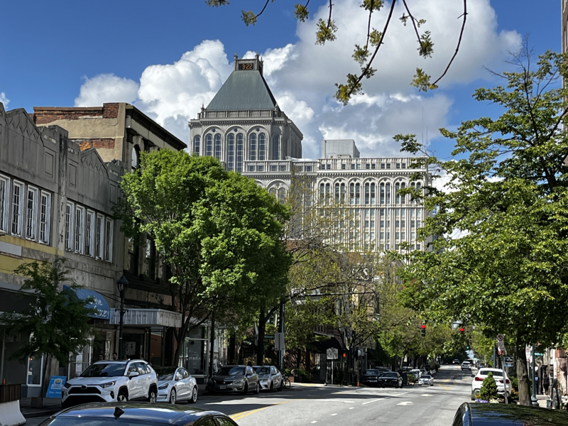 View From the 300 Block of South Elm Street: Lincoln Financial Group