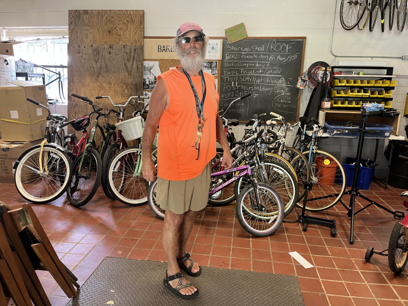 Sheldon Herman, Bicyclist and Volunteer Extraordinaire