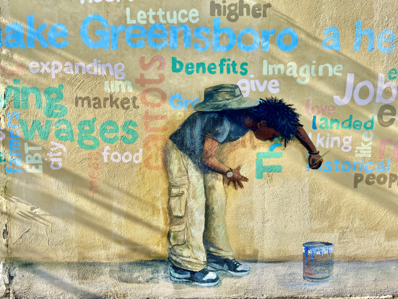 Thought Provoking Mural Beside the Children’s Museum