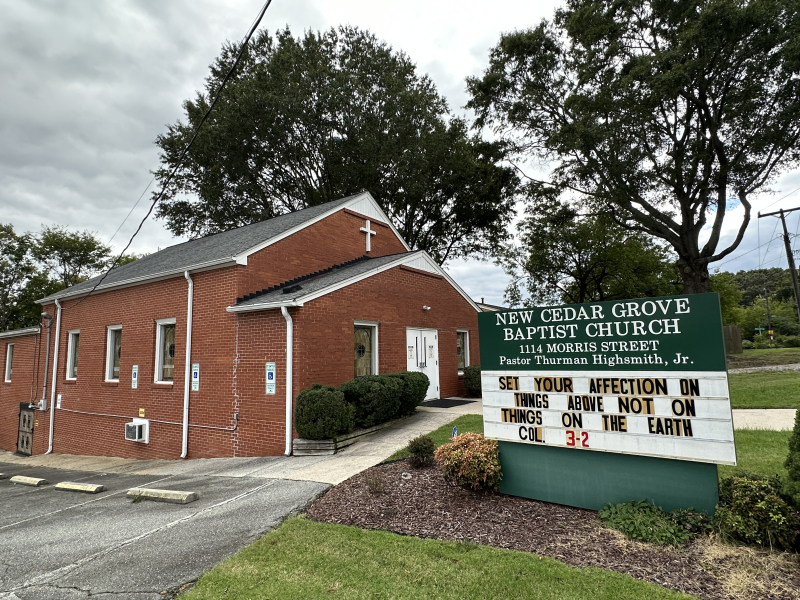 New Cedar Grove Baptist Church, 1114 Morris Street