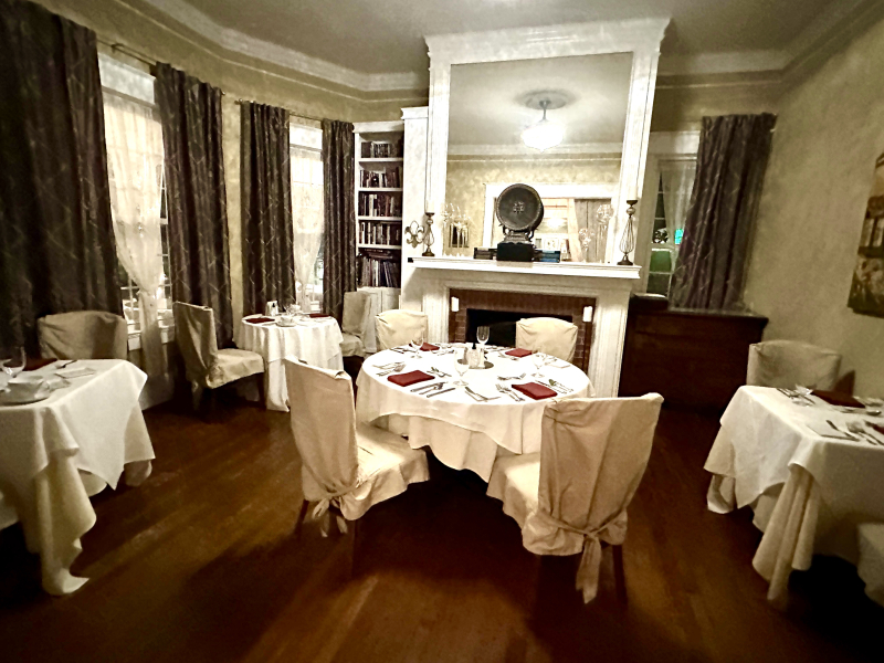 Saint Jacques French Restaurant at The Burke Manor Inn in Gibsonville