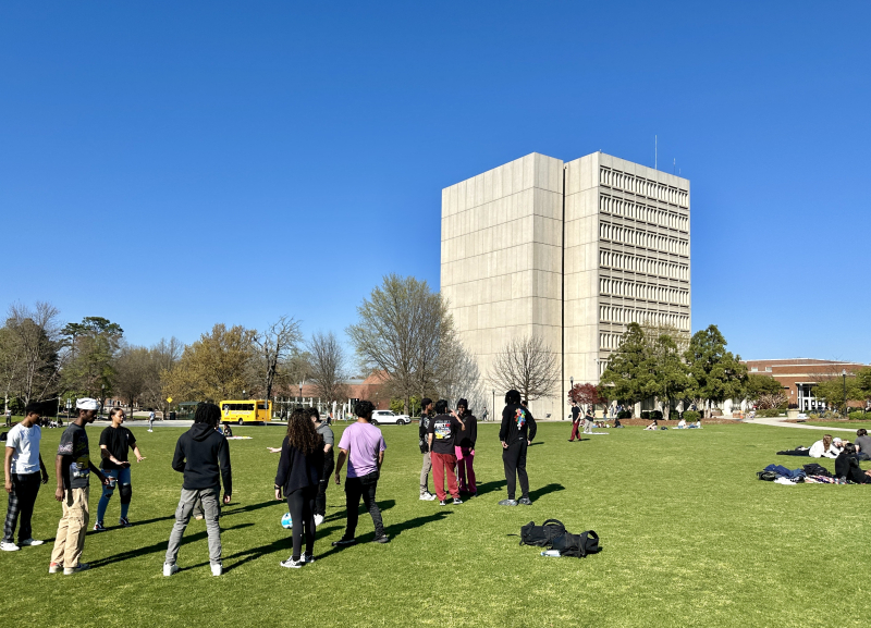 On the EUC Lawn at UNCG