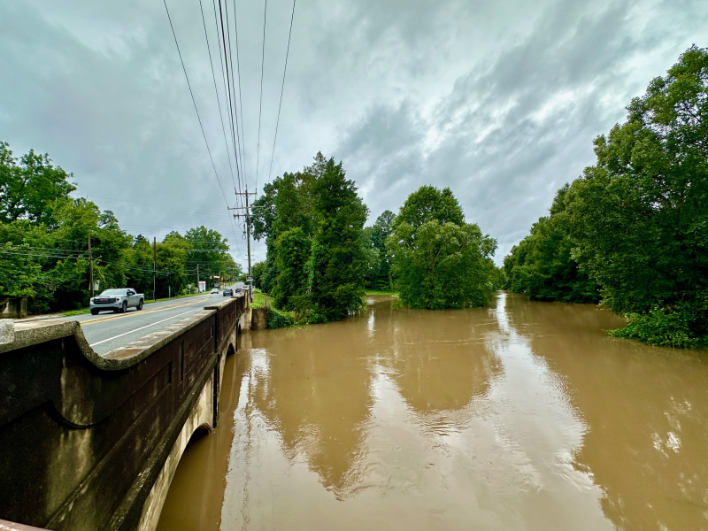 Rain and Wind from Tropical Storm Debby