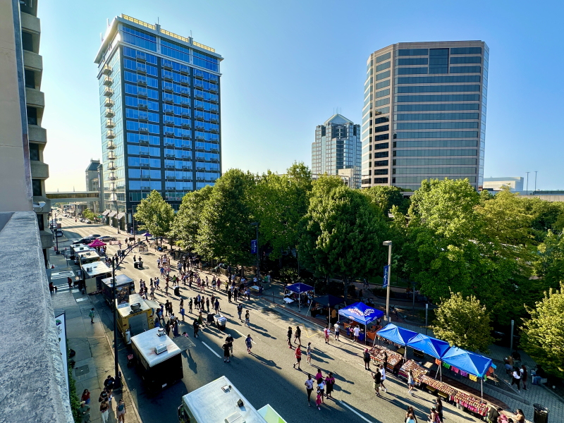 Downtown, View from the Davie Street Parking Deck