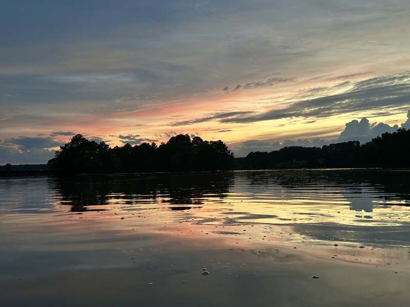 Summer Sunset on Lake Brandt